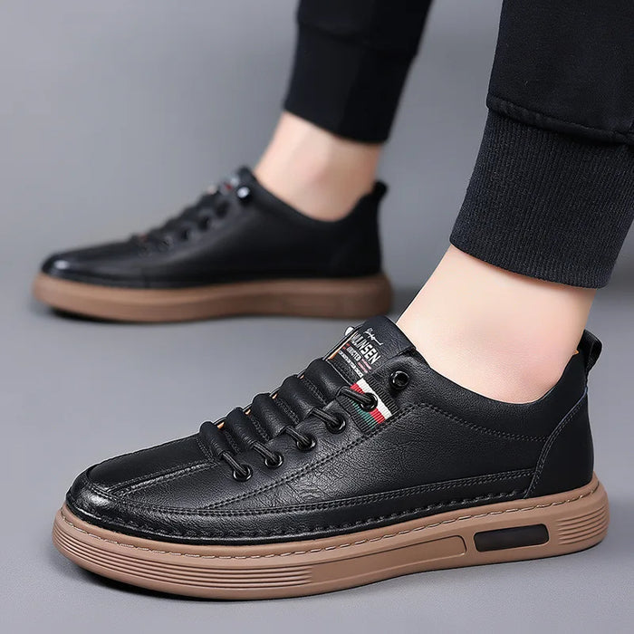 Vinny genuine leather casual trainers