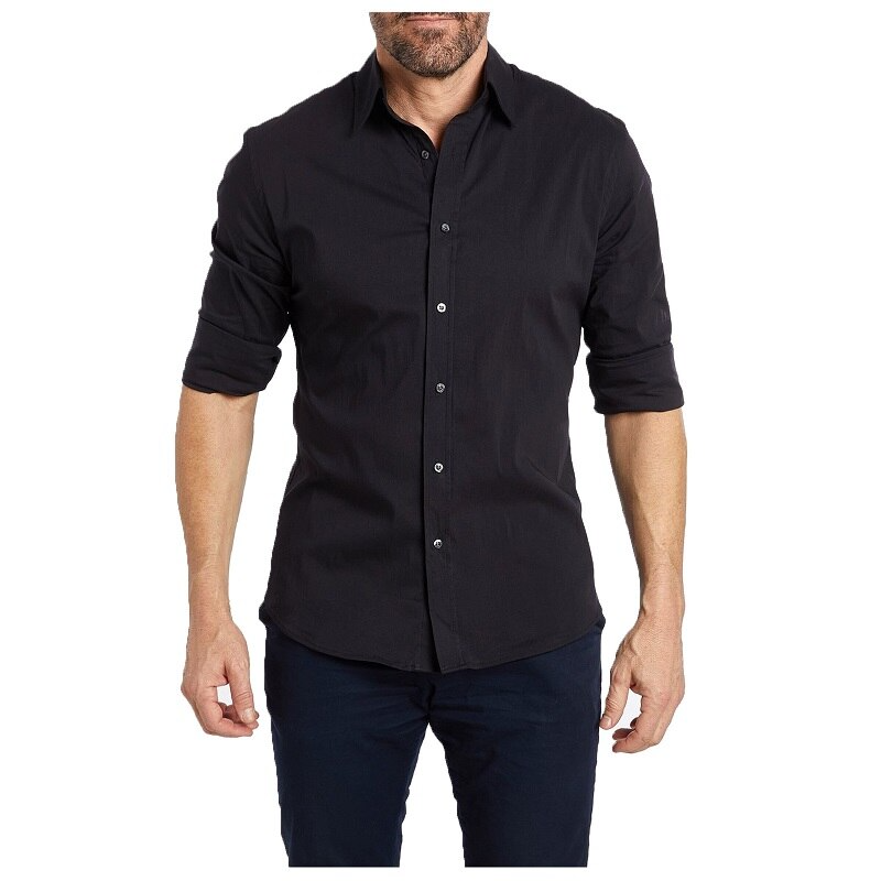 Slim shirt with special zip
