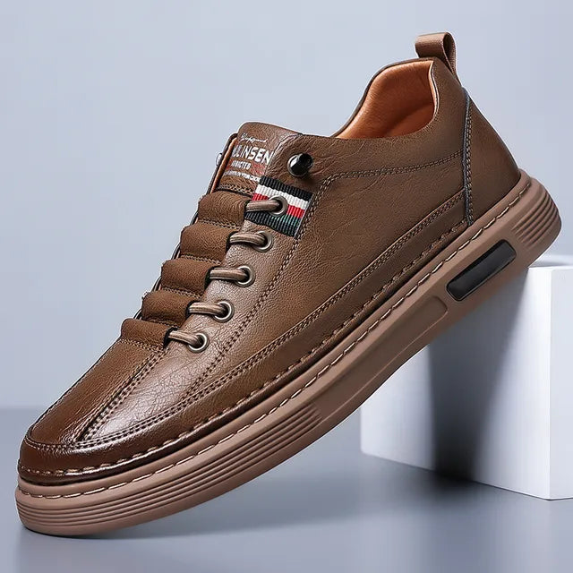 Vinny genuine leather casual trainers