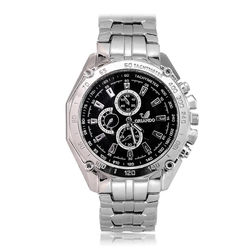 Classic quartz wristwatch for men