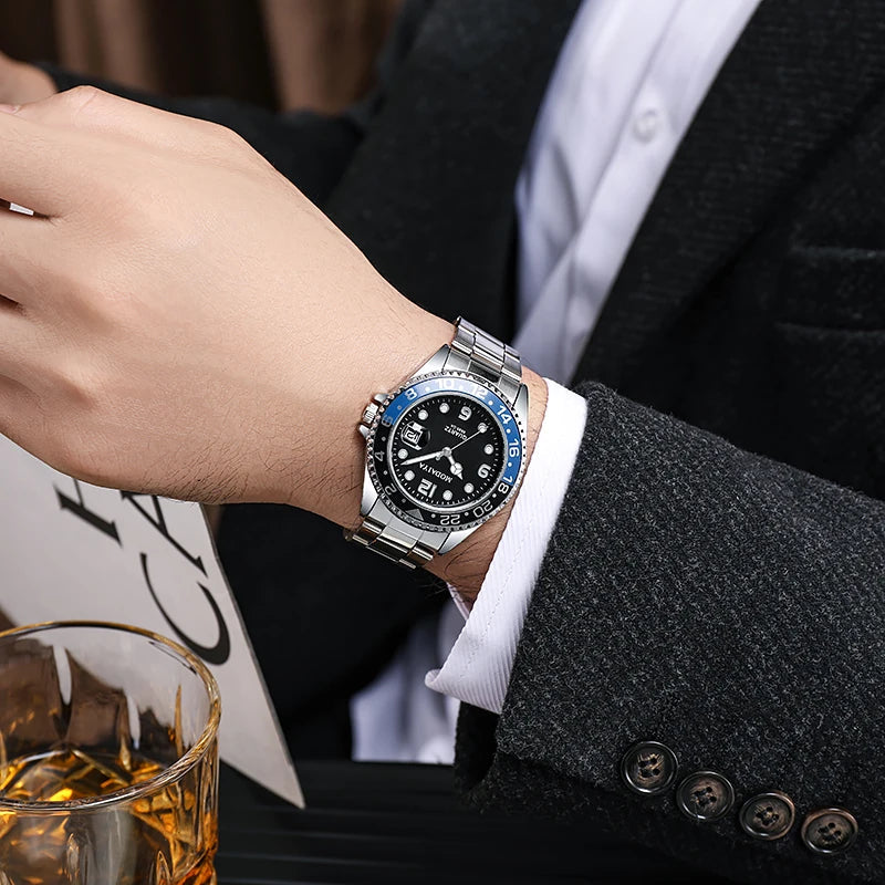 Luxury quartz watch for men