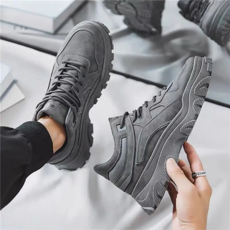 Elegant platform trainers for men