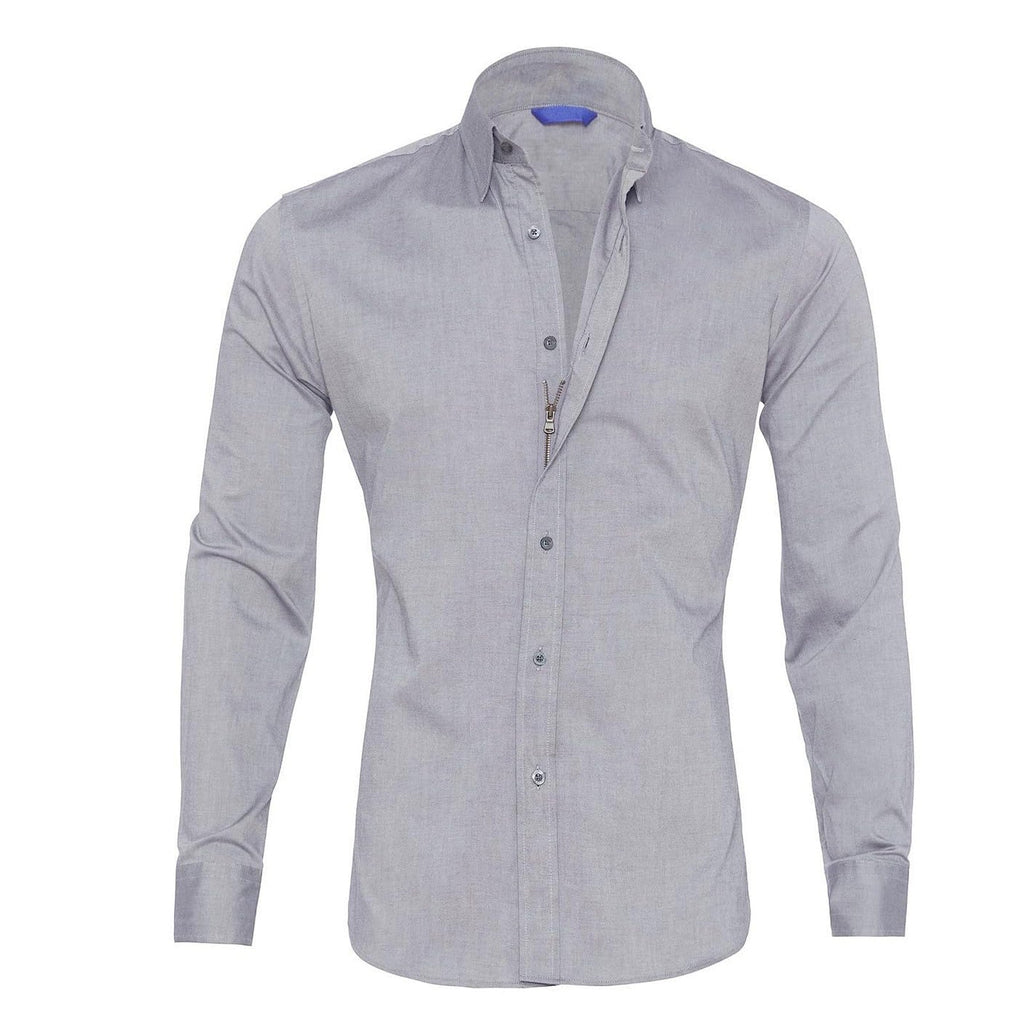 Slim shirt with special zip