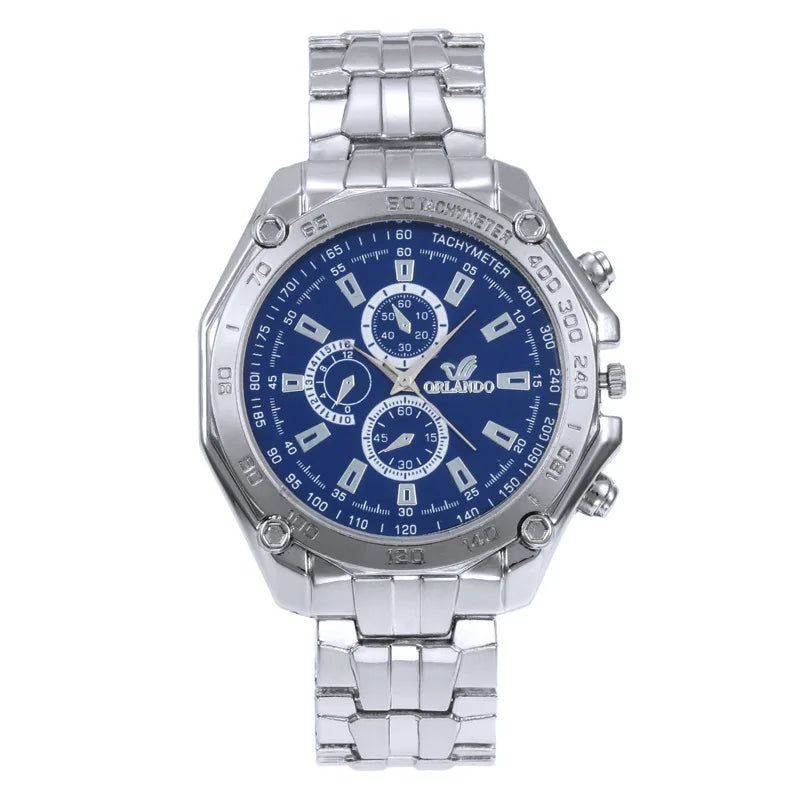 Classic quartz wristwatch for men